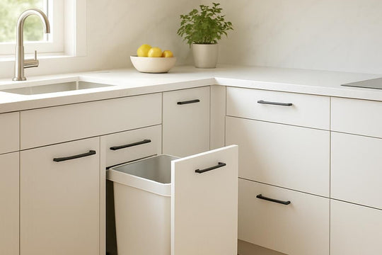 Cacher poubelle cuisine avec astuces decoration interieur