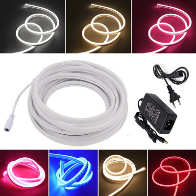 Bande néon flexible étanche 12V 120 LED/m multicolore