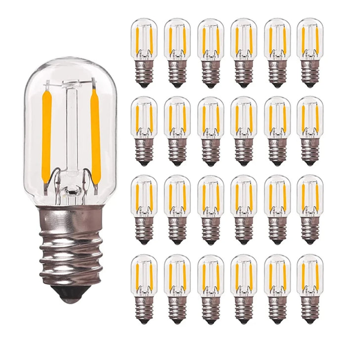 ampoules led filament doré transparentes 2700k 4500k 6000k e14 classique rétro