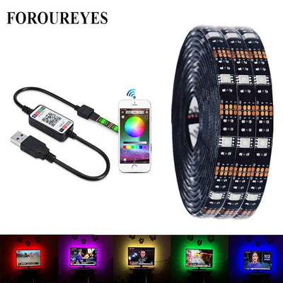 Bande LED sans fil RVB USB pour TV