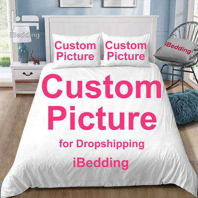 Housse de couette imprimée personnalisée 3D moderne Ombre Interieur
