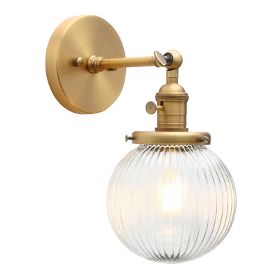 Applique murale en verre soufflé noir pour îlot de cuisine style industriel