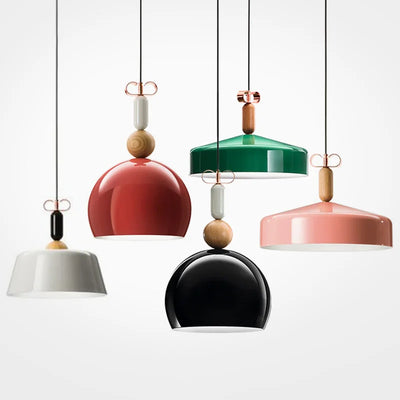 Lampe suspendue LED design italien en aluminium blanc