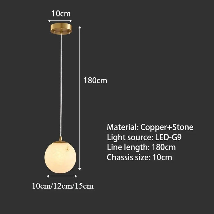 suspension lumineuse moderne marbrée dorée chambre salon éclairage haute qualité