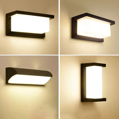 Applique murale LED extérieure IP65 design moderne en plastique