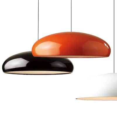 Lampe LED suspendue design italien minimaliste en blanc