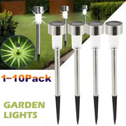 lampe solaire extérieure étanche ip55 led jardin patio moderne minimaliste argenté bronze