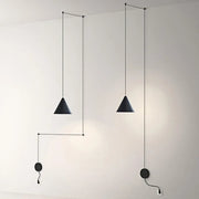 Lampe de chevet suspendue réglable moderne nordique pour chambre, salon et salle à manger