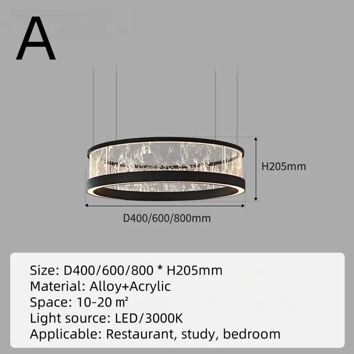 suspension lumineuse moderne marbre noir blanc salle bain salon restaurant chambre principale