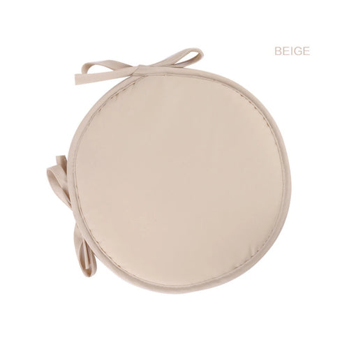 coussin chaise rond moderne ruban fixation lavable siège jardin maison