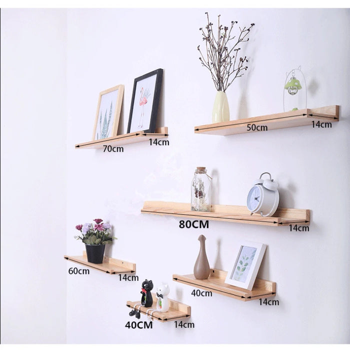 Étagère murale en bois design couleur marine