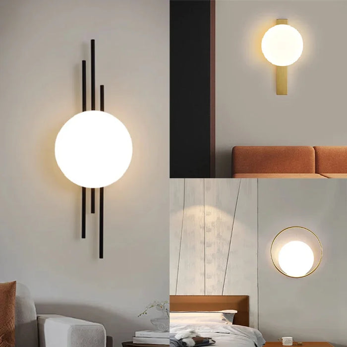 Applique murale LED design scandinave blanc