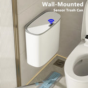 poubelle murale intelligente 10l 6l blanc rouge capteur automatique moderne minimaliste bac amovible