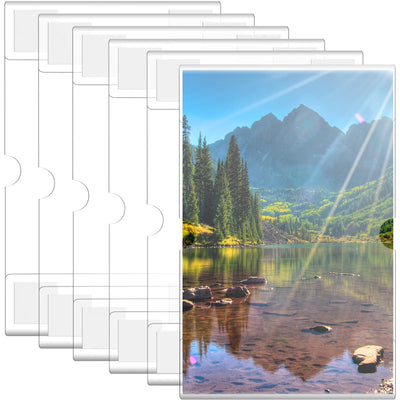 Cadre photo transparent acrylique lot de 6