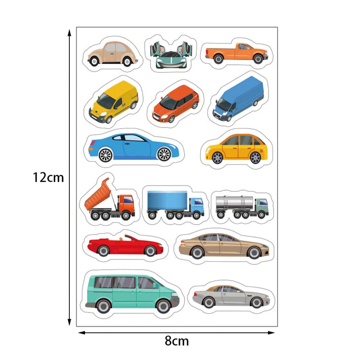 tapis autocollant voiture dessin animé route marquages panneaux signalisation anniversaire enfant fête halloween noël