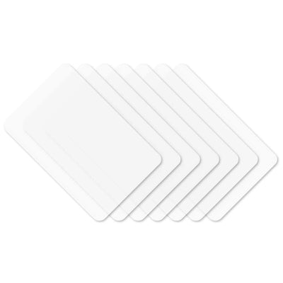 Set de 8 tapis de table transparents lavables