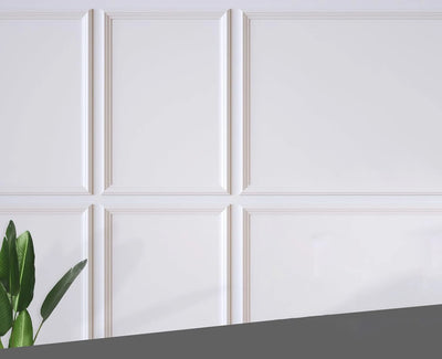 Moulure murale flexible PVC auto-adhésive couleur or