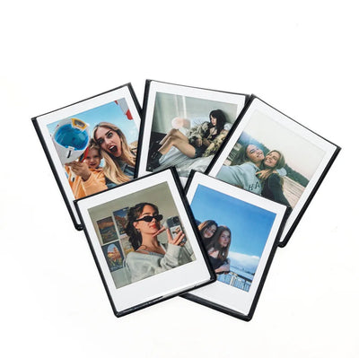 Lot de 5 cadres photo magnétiques Instax Square couleurs vives
