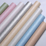 papier peint adhésif texture cuir vert olive rose argenté moderne