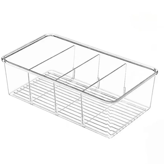 rangements cuisine transparent moderne sacs alimentaires boîtes stockage organisation réfrigérateur