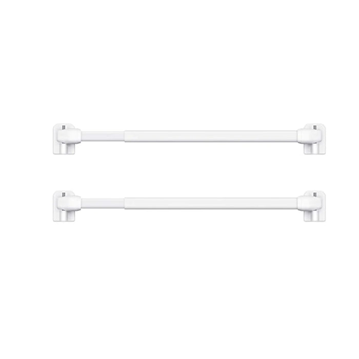 Tringle à rideau extensible blanche sans perçage sur fenêtre