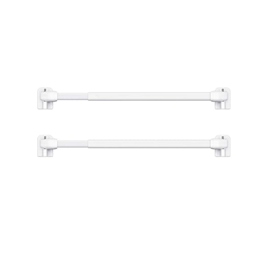 Tringle à rideau extensible blanche sans perçage sur fenêtre