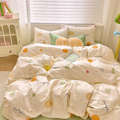 Housse de couette 100% coton sans repassage blanc