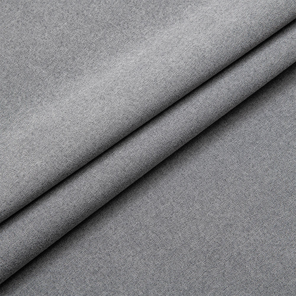 Rideau gris uni de taille 180x240
