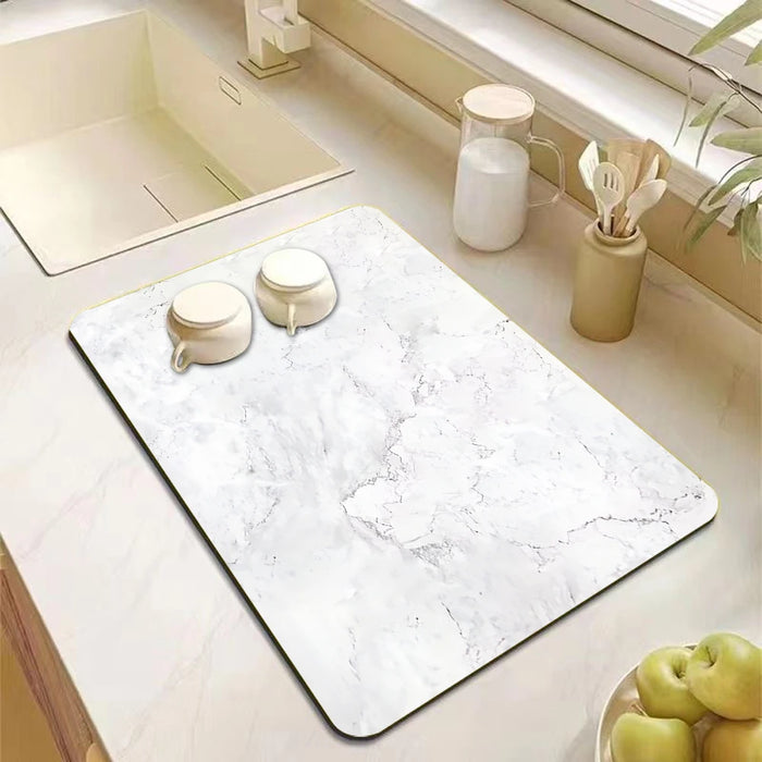 tapis cuisine moderne gris antislip antibactérie drainage rapide 30x40cm 40x60cm caoutchouc respectueux environnement