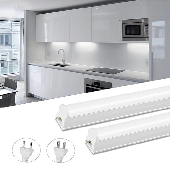Tube LED T5 aluminium 6W 8W remplacement néon cuisine