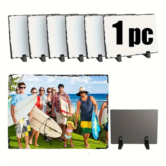 Cadre photo en ardoise personnalisable pour sublimation DIY