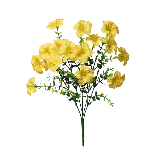 bouquet fleurs artificielles soie violet rose blanc jaune modernes decoration maison anniversaire mariageintérieur