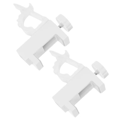 Support de tringle à rideau blanc sans perçage sur mur blanc