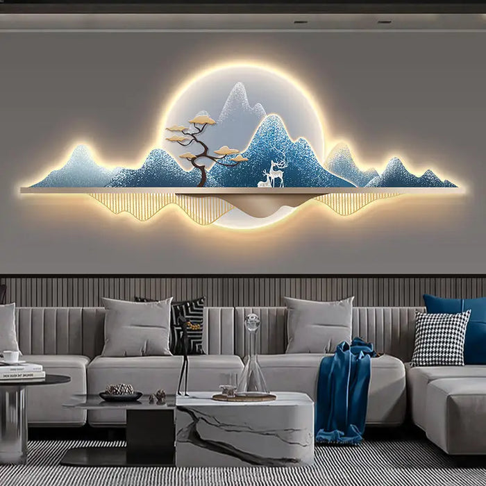 Applique murale LED moderne en porcelaine cristal pour entrée