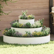 pots plantes structure blanche moderne minimaliste épuré durabilité extérieur jardins terrasses élégance