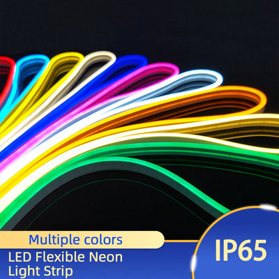 Bande LED néon flex 5 mètres 8 couleurs IP65 étanche