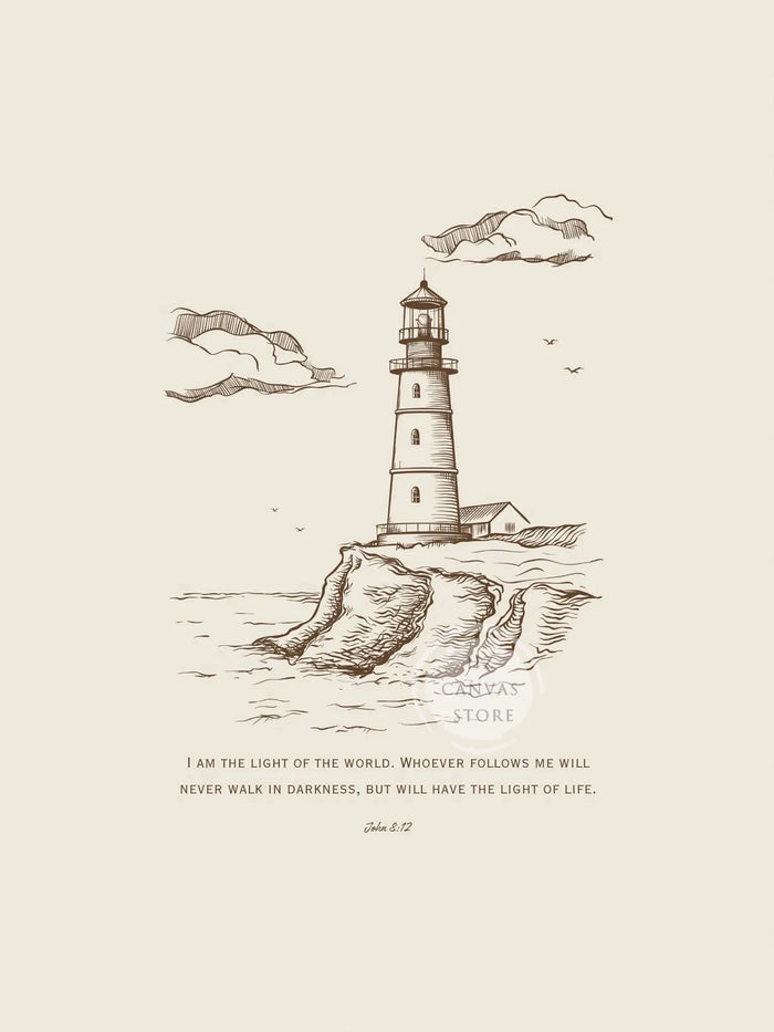 toile d'art vintage illustrations marines phare bateau carte monde oiseaux texte biblique