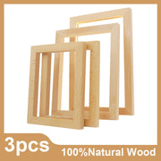 cadres photo bois naturel a4 simple minimaliste lot decoration murale elegante