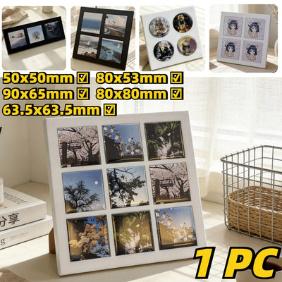 Cadre photo magnétique carré 50x50 gris clair