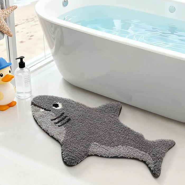 tapis bain dessin animé animal motif polyester antidérapant résistant décoloration machine lavableintérieurextérieursoft