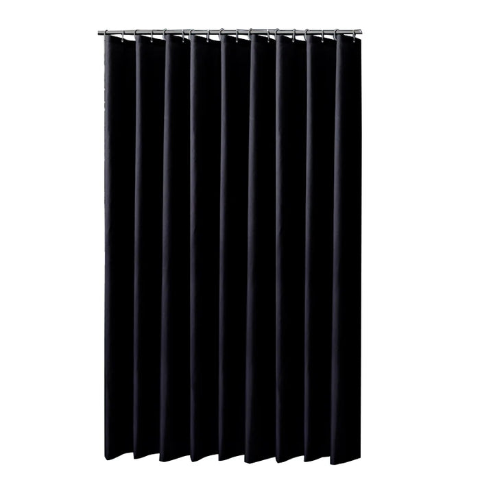 Rideaux de Douche Noirs Imperméables et Tendance - Déco Salle de Bain