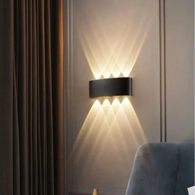 Applique murale LED design nordique couleur argent