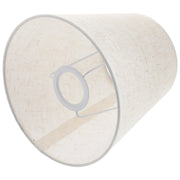 Abat-jour tissu E27 moderne pour lampe de chevet et bureau - Blanc ou Rouge