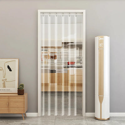 Rideau de porte transparent EVA isolant thermique et phonique