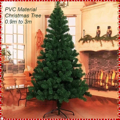 Sapin de Noël artificiel en PVC couleur saphir profond de 1.8m
