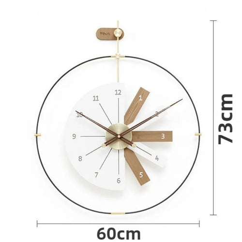 horloge murale moderne aiguille quartz visage unique minimaliste cadre blanc números blancos fixations salon