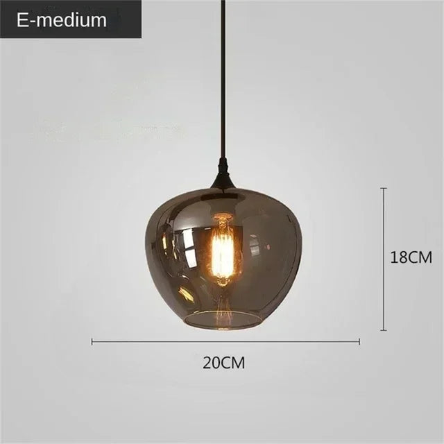 Suspension lumineuse moderne transparente ampoules filament câbles noirs salon chambre principal