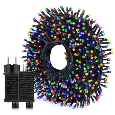 Guirlande lumineuse LED 24V extérieur Noël blanc chaud