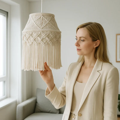 Abat Jour Macramé