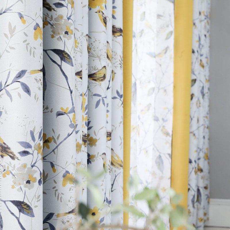 Rideau Avec Motif Oiseau | Ombre Interieur